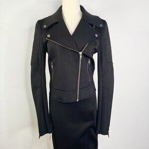 Guess - Black Moto Jacket + Skirt